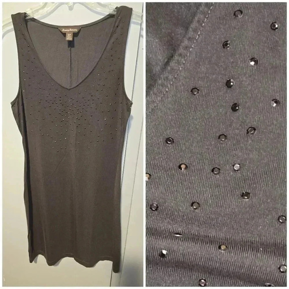 Tommy Bahama Embellished Studded Mini Dress or Tunic Tank Stretch Women's S - Picture 1 of 7